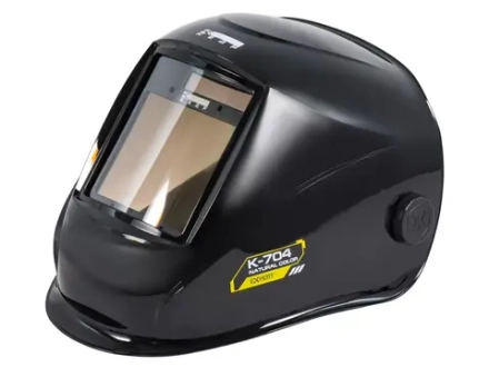 Маска сварщика КЕДР К-704 natural color EXPERT, черная