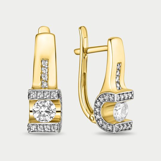 Серьги золотые