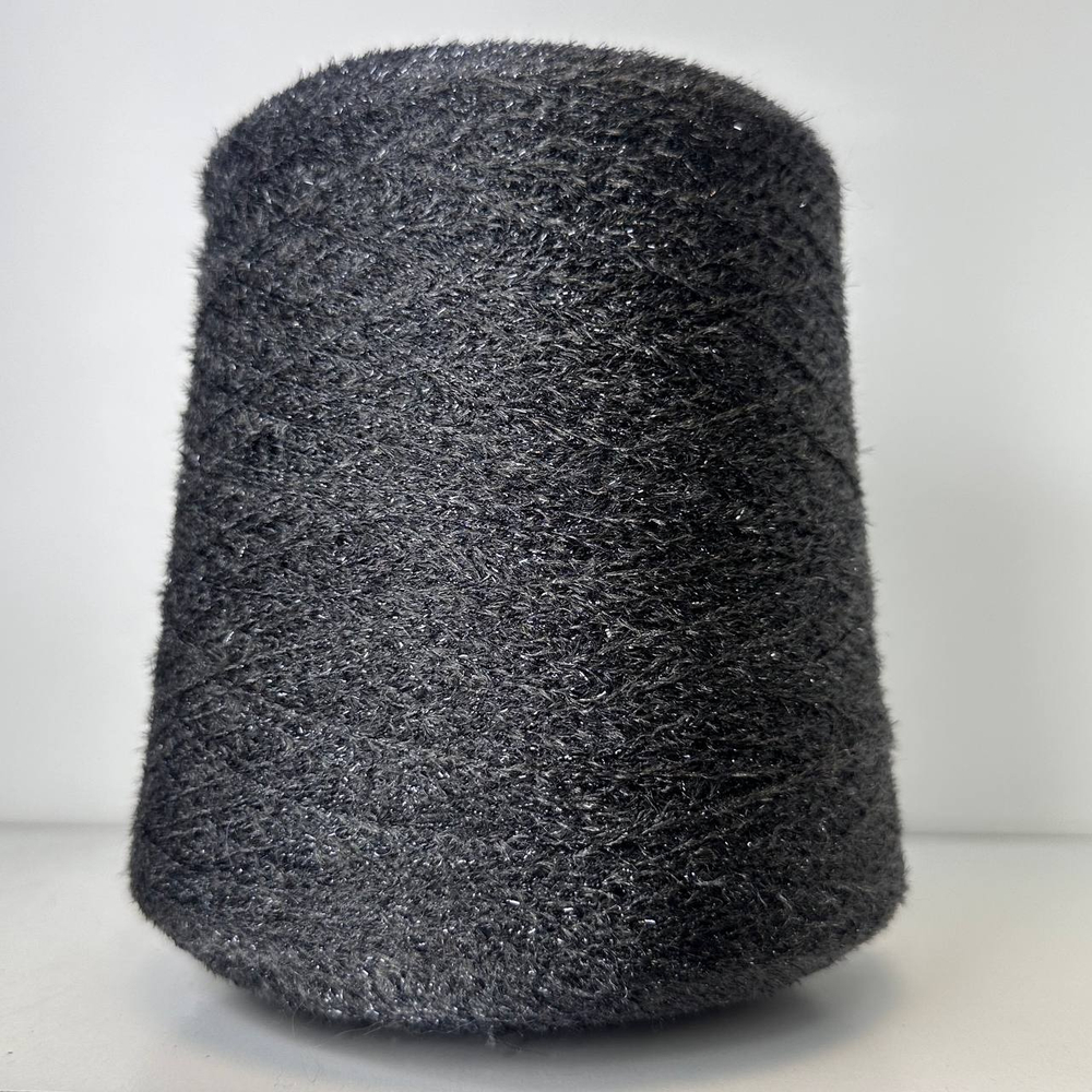 CROSBY - Torcitura di Domaso; велюр, люрекс, п/а; 600м/100гр; col.307, цвет: темно-серый блеск; S501