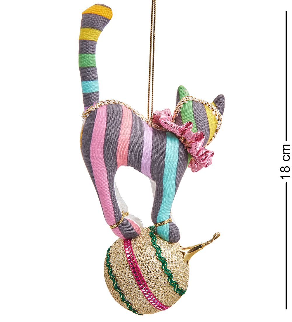 РусКукла RK-884 Кукла подвесная «Кот на шаре»