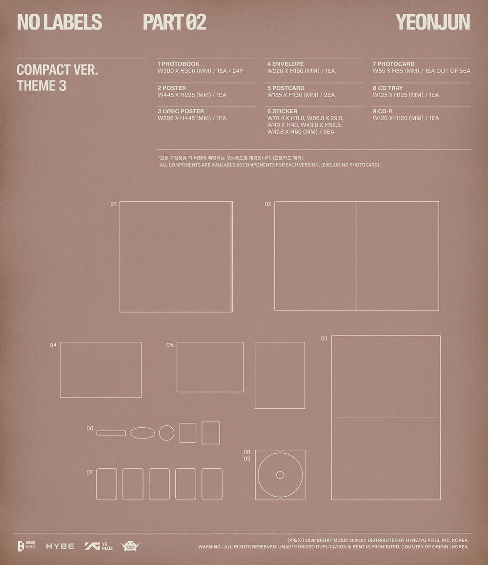 Альбом YEONJUN - NO LABELS: PART 02 [Compact Ver.]