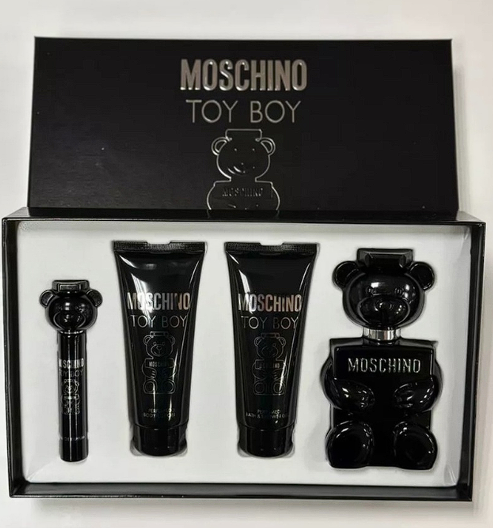 Подарочный парфюмерный набор Moschino Toy Boy 4 в 1 (duty free)
