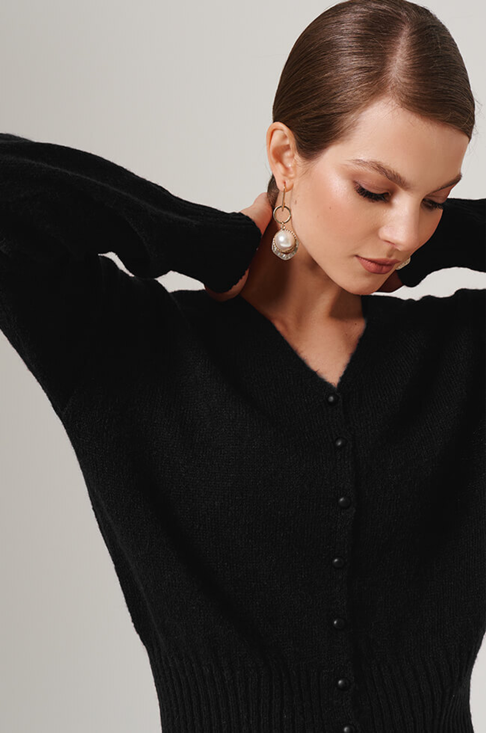 1893 Кардиган женский (черный)