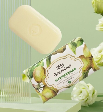GREENLEAF Очищающее мыло с ароматом вербены Масло ши, 200 г