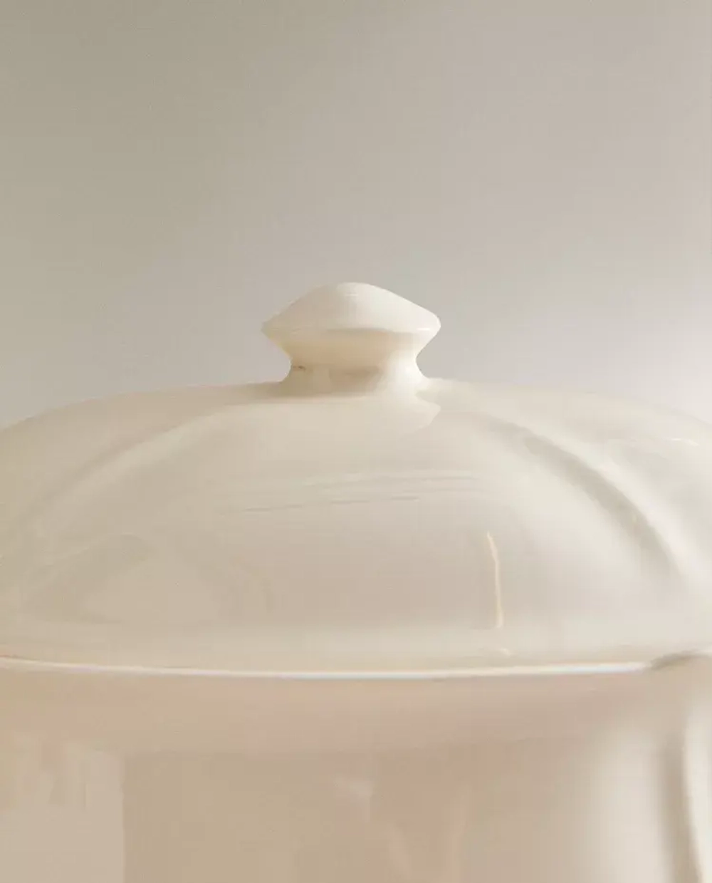 ZARA HOME ФАРФОРОВАЯ СУПНИЦА, ЭКРЮ