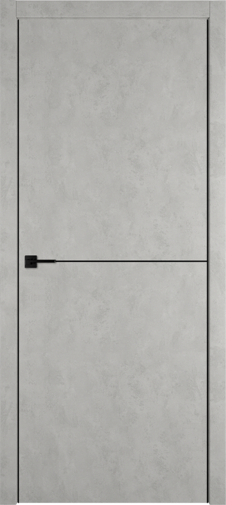 Дверь межкомнатная URBAN 1 | ANTIC LOFT | BLACK MOULD | BE