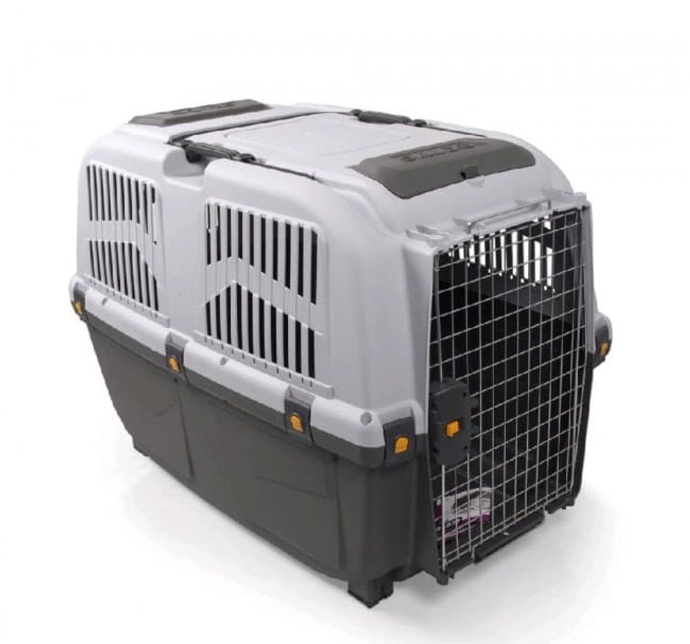 MPS переноска SKUDO 4  68х48х51h см с металлической дверцей с замком серая