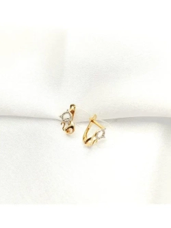 Золотые детские серьги