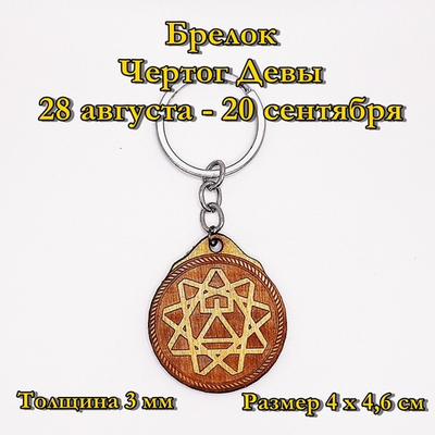 Брелок Чертог Девы. 28 августа - 20 сентября
