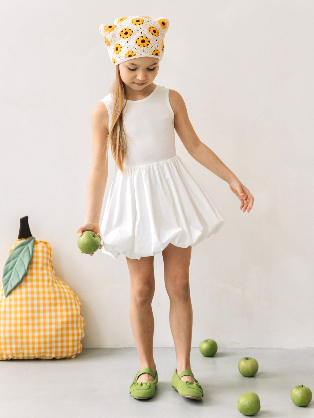 Платье-баллон, Молоко