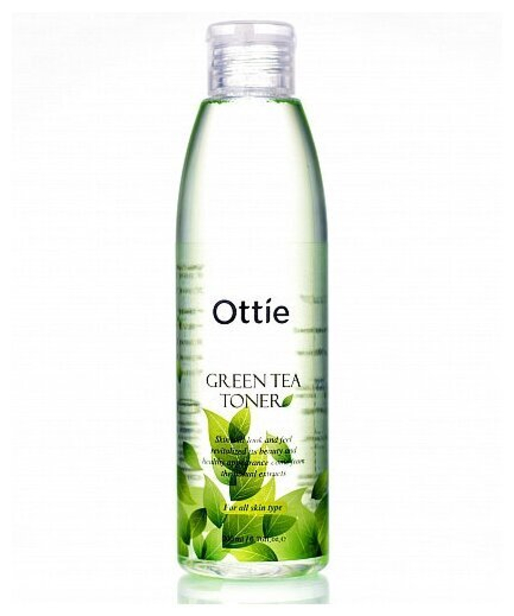 [Ottie] Увлажняющий тонер с зеленым чаем, 200мл. Green Tea Toner