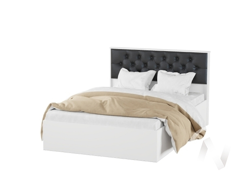 Корпус кровати МКР-1 (1;4м) Спальня Модена (белый)