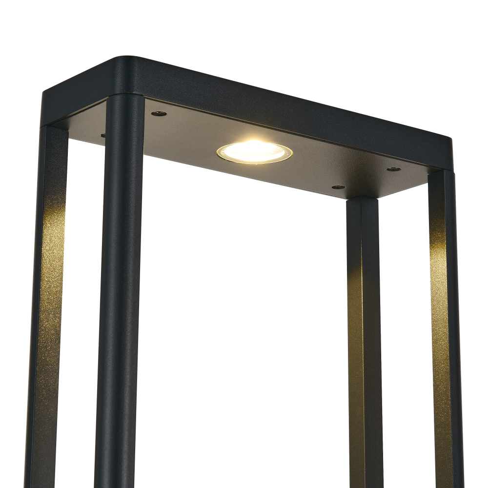 SL9534.405.01 Светильник уличный напольный ST-Luce черный/черный LED 1*9W 2700K ELMA