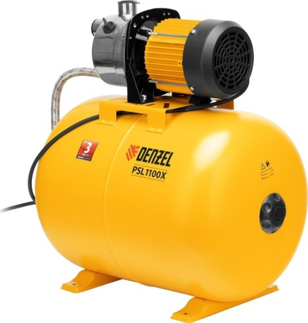 Установка для водоснабжения Denzel PSL1100X 3600 л/ч, ресивер 50 л 97311