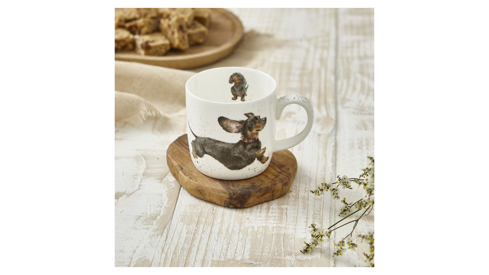 Кружка 310мл Royal Worcester Забавная фауна Веселая такса