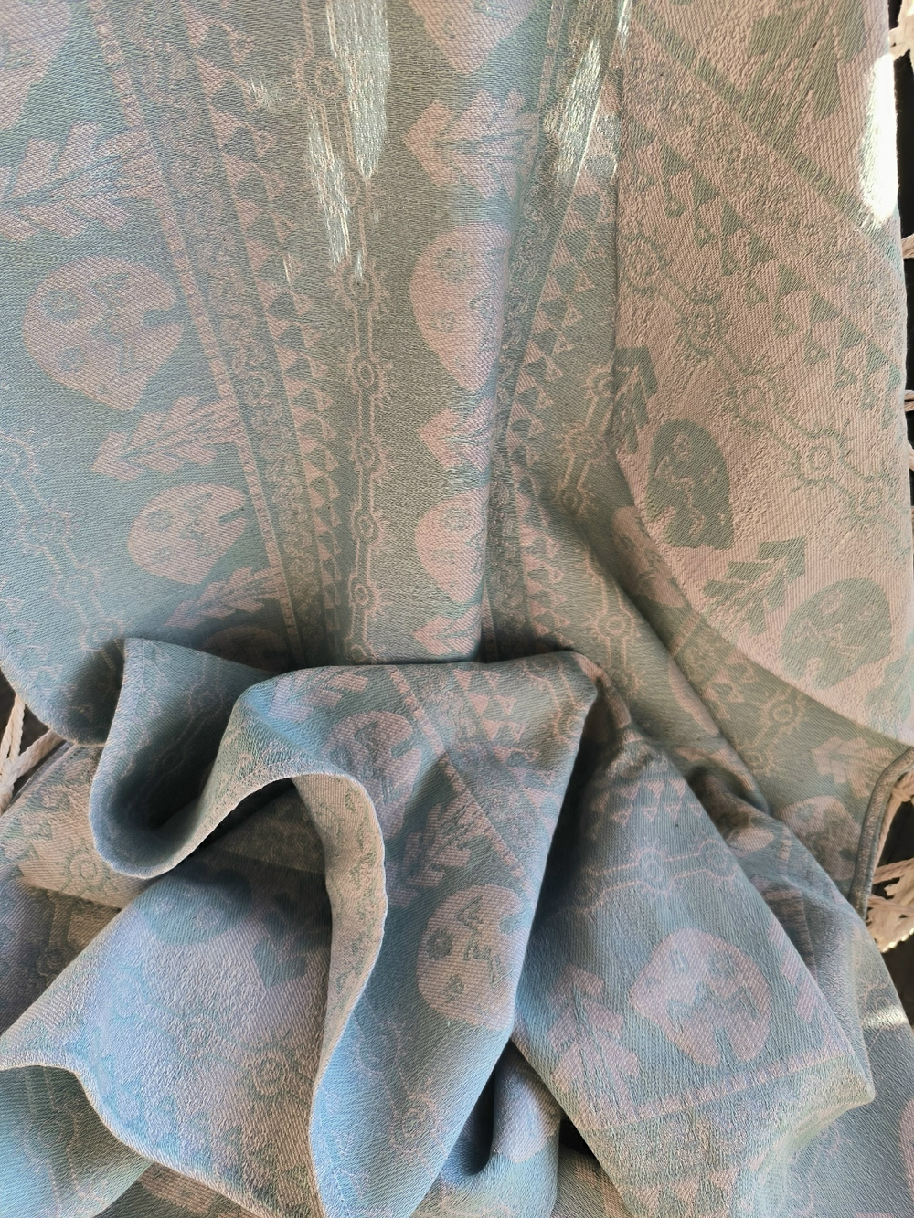 Mokosh wrap Солнечные медведи Жемчужный селадон