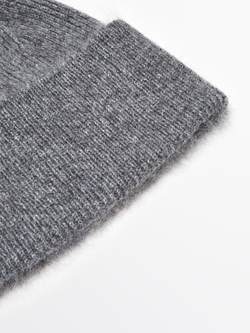 Massimo Dutti Шапка бини из 100% кашемира, серый