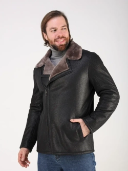 Дубленка зимняя натуральная куртка косуха