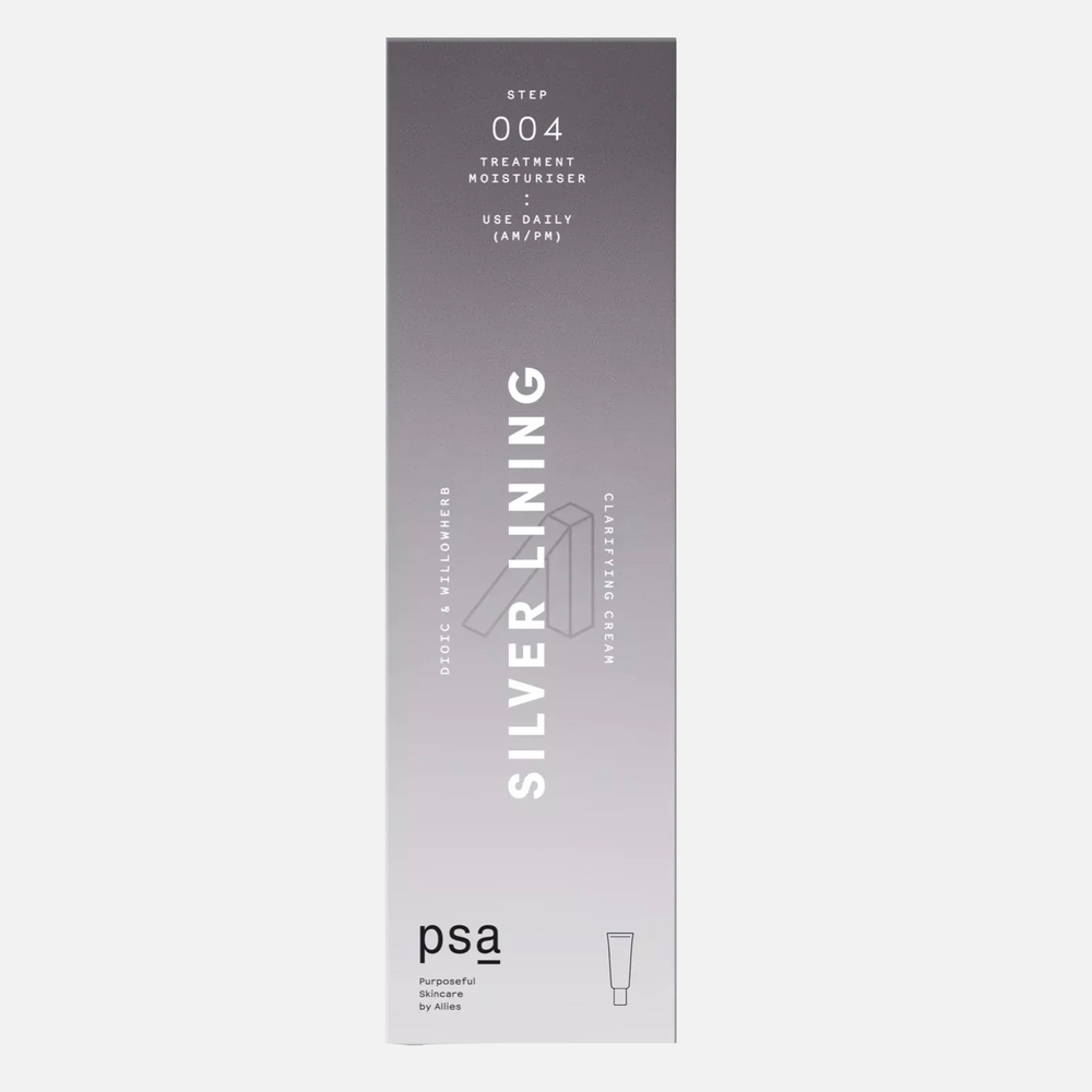 PSA SILVER LINING Dioic & Willowherb Clarifying Cream Осветляющий крем с диоевой кислотой и экстрактом кипрея, 50 мл