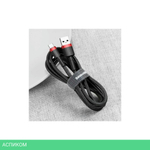 Кабель Baseus Cafule 2m Red/Black (CATKLF-C91)