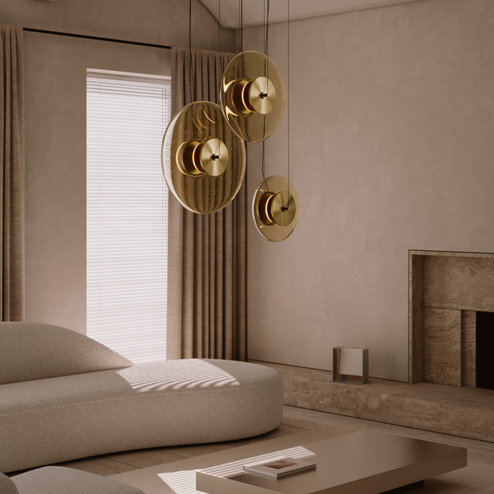 Pendant design lamp Zen Suspension by Venicem