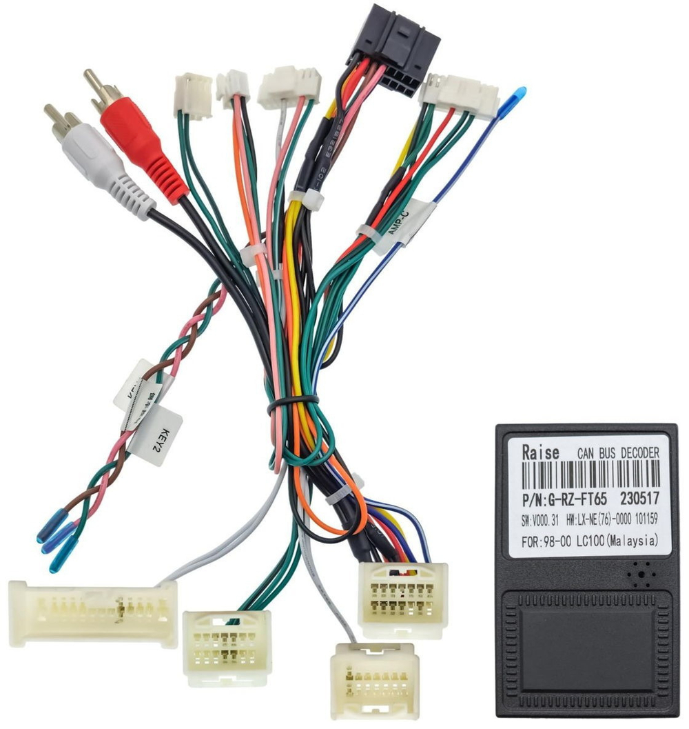 Магнитола для Toyota Land Cruiser 100 1998-2002 (правый руль, климат на ШГУ) - OEM GT10-1189 на Android 10, 2Гб-16Гб