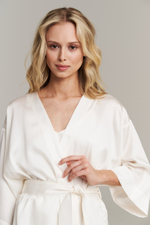 Халат-кимоно из тенселя макси