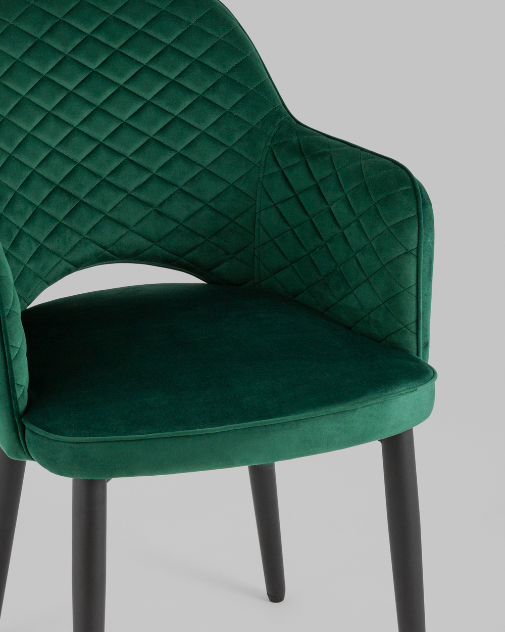 Стул Венера диамант велюр изумрудный