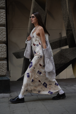 Комбинация двусторонняя этикетки макси