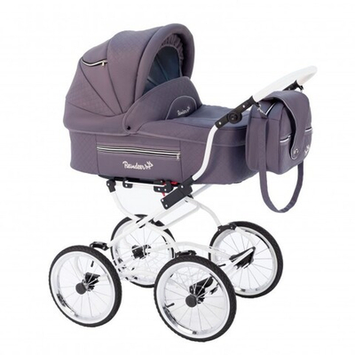 Детская коляска Reindeer Prestige Lily 3 в 1 с конвертом (фиолетовый)