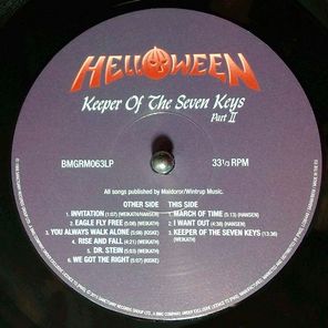 Helloween / Keeper Of The Seven Keys - Part II (LP)