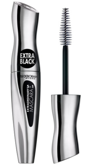 DEBORAH Тушь для ресниц 5 в 1 EXTRAORDINARY MASCARA 5 in 1 тон черный 12 мл