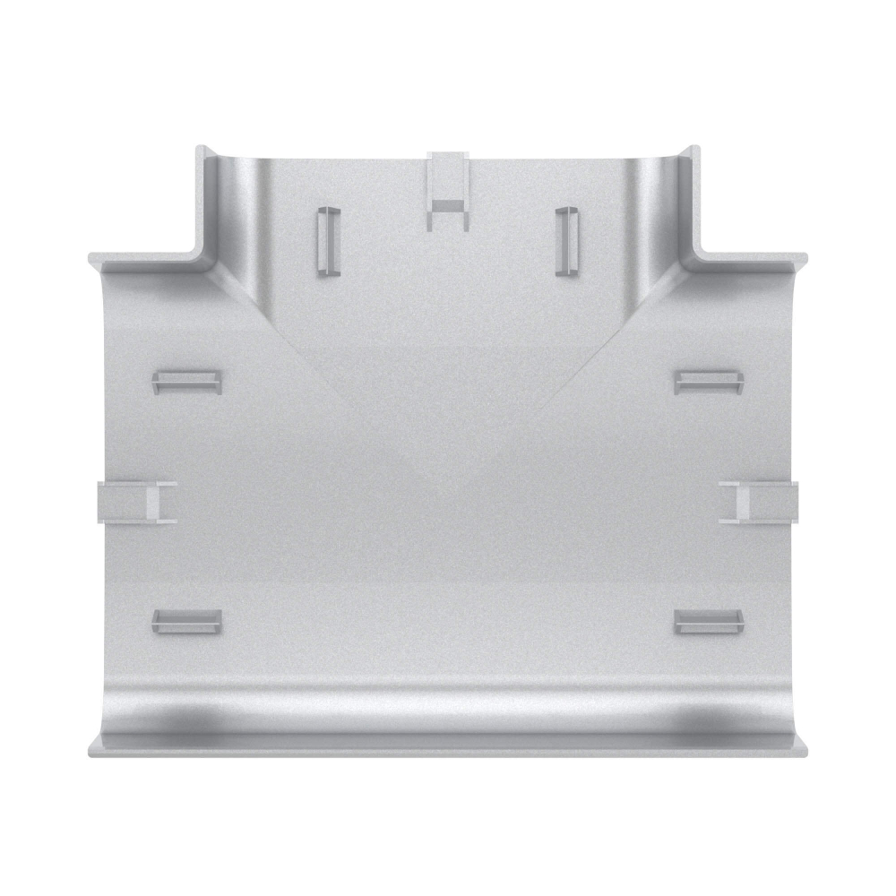 Тройник 110х50 мм, цвет серый металлик