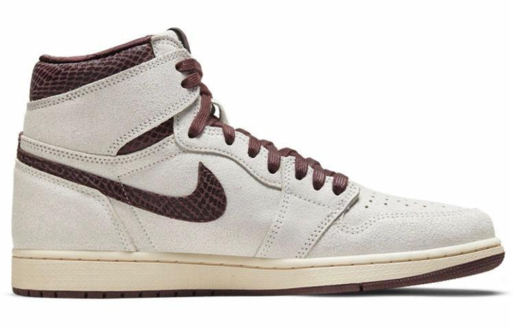Кроссовки A Ma Manire X Jordan Air Jordan 1 Retro High Og Sp "Sail And Burgundy"