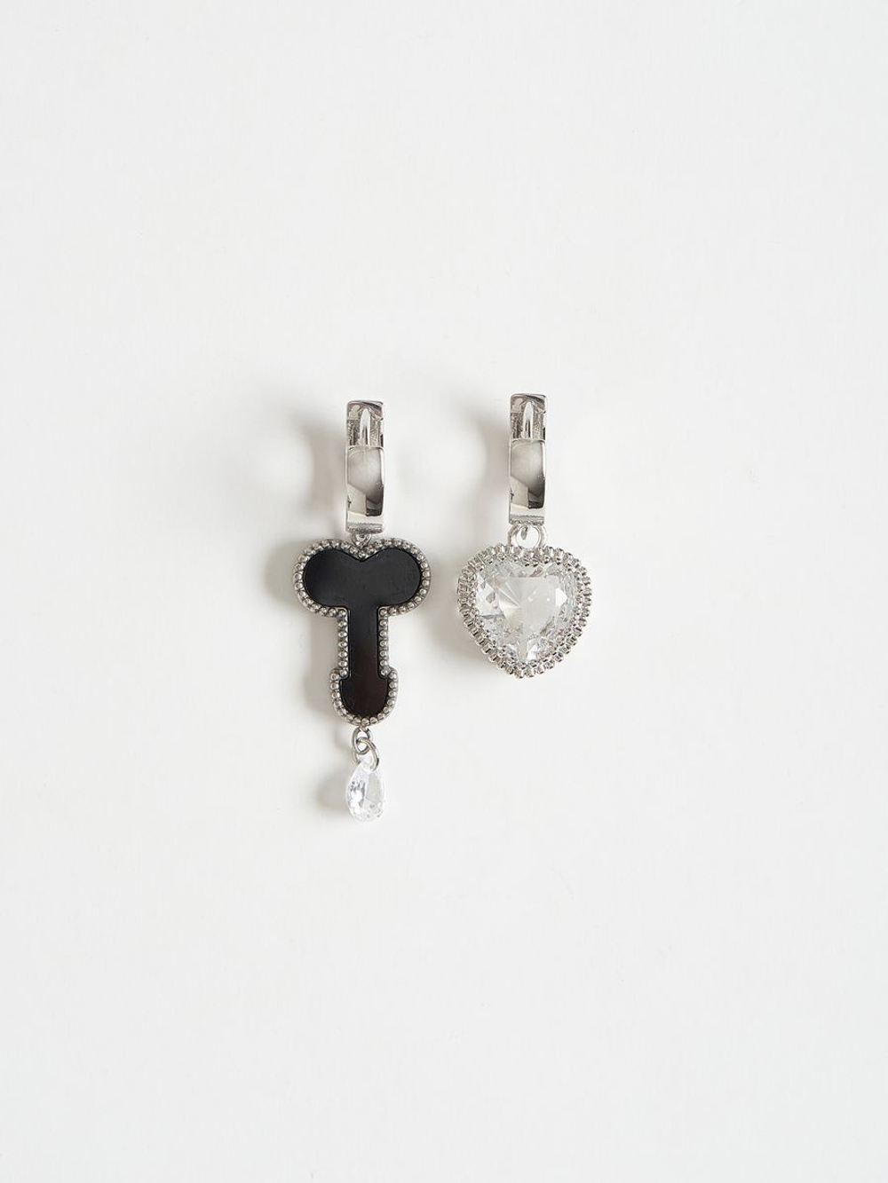 Серьги "Love Or Sex" Black