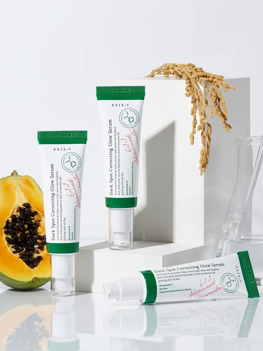 Axis-y Осветляющая сыворотка с 5% ниацинамида против пигментации Dark Spot Correcting Glow Serum 50 мл