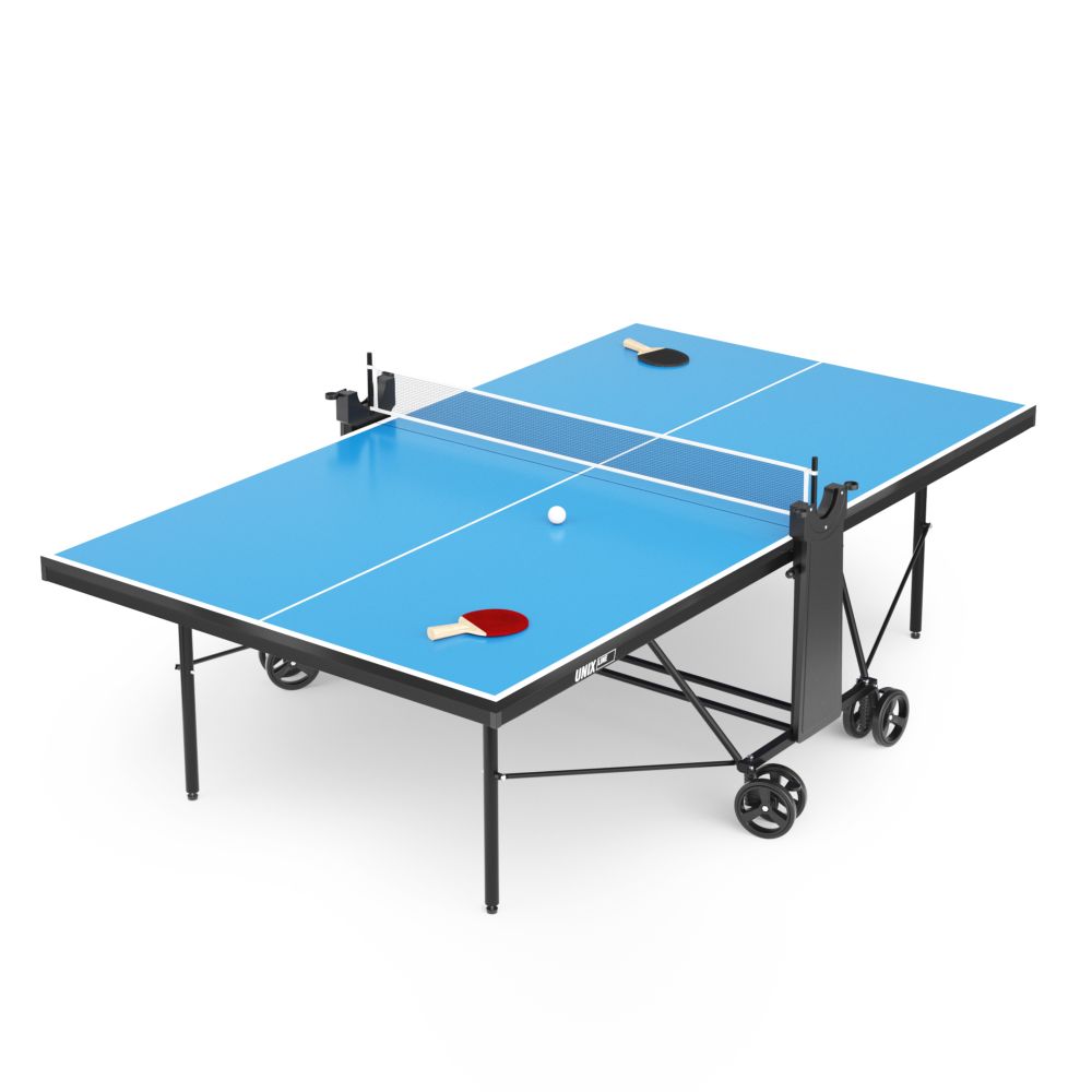 Теннисный стол UNIX Line Compact indoor 18mm MDF (Blue)