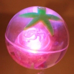 Мяч 6,5 см «Подводный мир» (попрыгун с водой и подсветкой) СТИКЕР НА ВЛОЖЕНИЕ