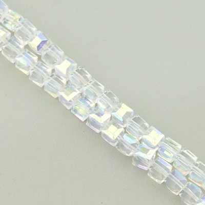 Нитка Чешский хрусталь 73 см. (Без замка) - Разноцветная