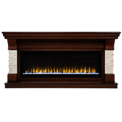 Электрокамин RealFlame Michigan 50 NT орех с очагом Saphir 50