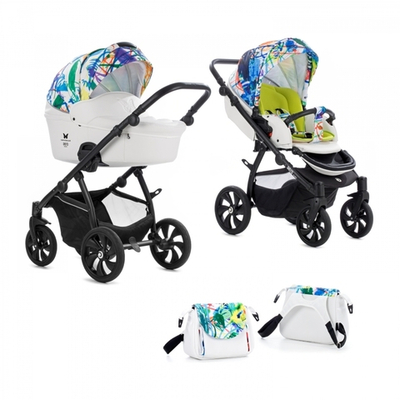Коляска Tutis Aero 2 в 1 Limited Edition (Белый с рисунком)