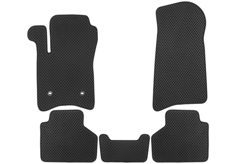 Коврики в салон для EVA CHEVROLET Niva (I, Ir), 2002-2020 (черная окантовка), 5шт. EVA.B.0505200622110K