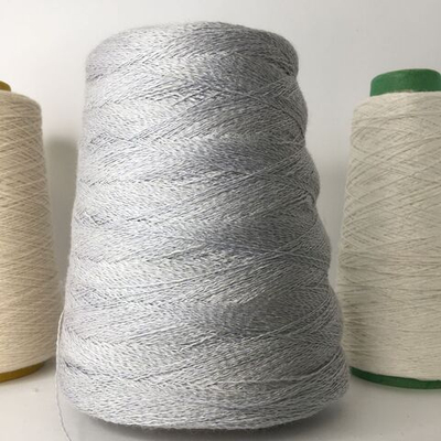 STOCK ITALY; хлопок, лен, п/а; 800м/100гр; цвет: серый жемчужный