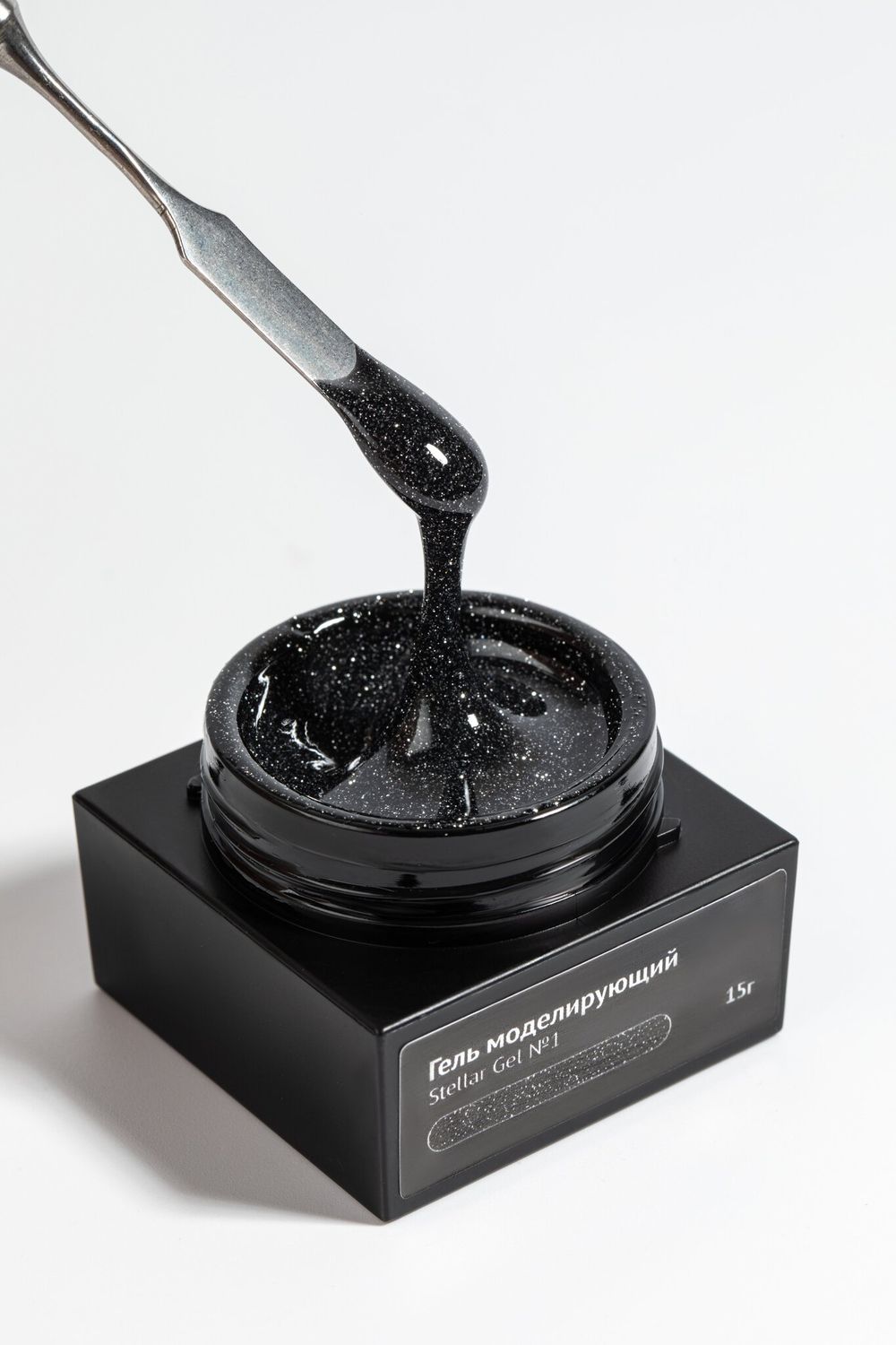 Monami Гель Stellar Gel 01 для моделирования ногтей светоотражающий, 15 гр3