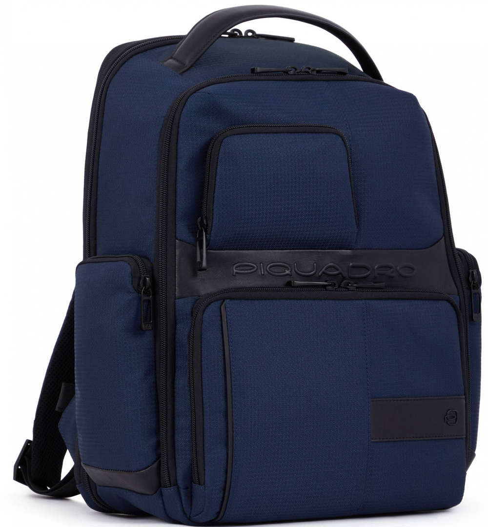 Рюкзак Piquadro Wollem CA6239W129BM/BLU синий полиэстер/натур.кожа