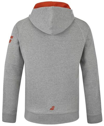 Кофта для мальчика теннисная Babolat Exercise Hood Sweat Boys - серый