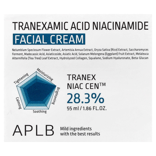 APLB, Крем для лица с транексамовой кислотой и никотинамидом, 55 мл (1,86 жидк. Унции)