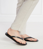 Кожаные вьетнамки Dsquared2 - черный(FSM0074 01500001)