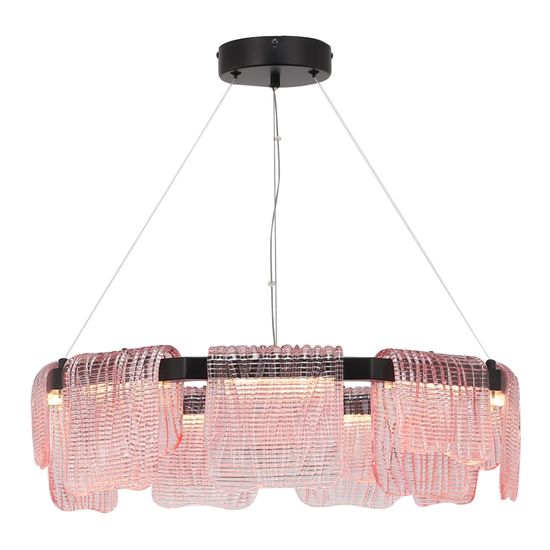 SL6021.403.54 Светильник подвесной ST-Luce черный/розовый LED 1*54W 3000K VOILE