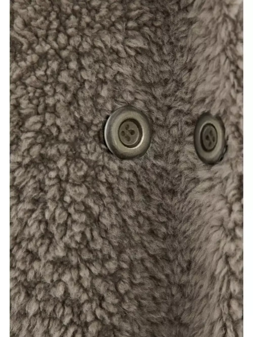 Шуба из овечьей шерсти, оливковая, SilverFox